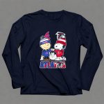 Atlanta Snoopy Fist Bump Charlie Brown Braves And Falcons 6 Long Sleeves