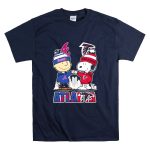 Atlanta Snoopy Fist Bump Charlie Brown Braves And Falcons T Shirt 7