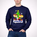 Auburn Tigers Peanuts Characters Christmas Tree Snoopy Charlie Brown Woodstock 3 Sweatshirt.jpg