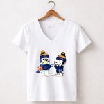 Auburn Tigers Snoopy and Bluey 5 Womens V Neck.jpg