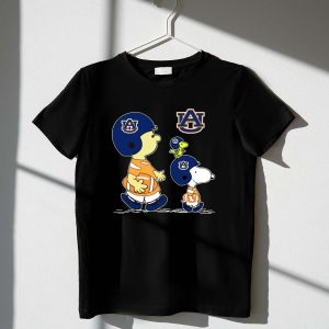 Auburn Tigers Snoopy and Woodstock Football Helmets Peanuts Collaboration 1 T Shirt.jpg