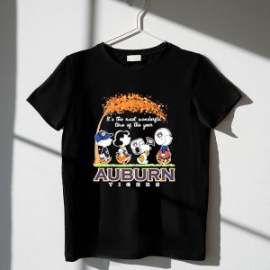 Auburn Tigers X Snoopy And The Peanuts Its The Most Wonderful Time Of The Year 1 T Shirt.jpg