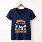 Auburn Tigers X Snoopy And The Peanuts Its The Most Wonderful Time Of The Year 5 Womens V Neck.jpg