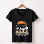Auburn Tigers X Snoopy And The Peanuts Its The Most Wonderful Time Of The Year 7 Womens V Neck.jpg