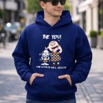 Autism Snoopy Charlie be you the world will adjust 8 Hoodie