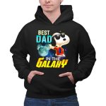 BEST DAD IN THE GALAXY SNOOPY E COOL 2 Hoodie