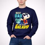 BEST DAD IN THE GALAXY SNOOPY E COOL 3 Sweatshirt