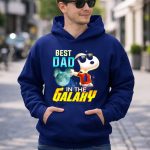 BEST DAD IN THE GALAXY SNOOPY E COOL 8 Hoodie