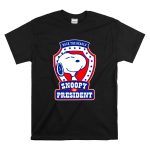 Back the Beagle Snoopy for President Campaign Badge T Shirt 6