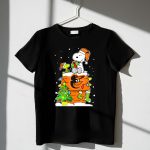 Baltimore Orioles Christmas Snoopy with Woodstock and Santa Hat 1 T Shirt