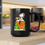 Baltimore Orioles Christmas Snoopy with Woodstock and Santa Hat 2 mug.jpg