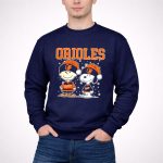 Baltimore Orioles Holiday Snoopy Charlie Brown Christmas 3 Sweatshirt