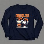 Baltimore Orioles Holiday Snoopy Charlie Brown Christmas 6 Long Sleeves