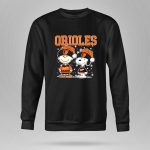 Baltimore Orioles Holiday Snoopy Charlie Brown Christmas 9 Sweatshirt