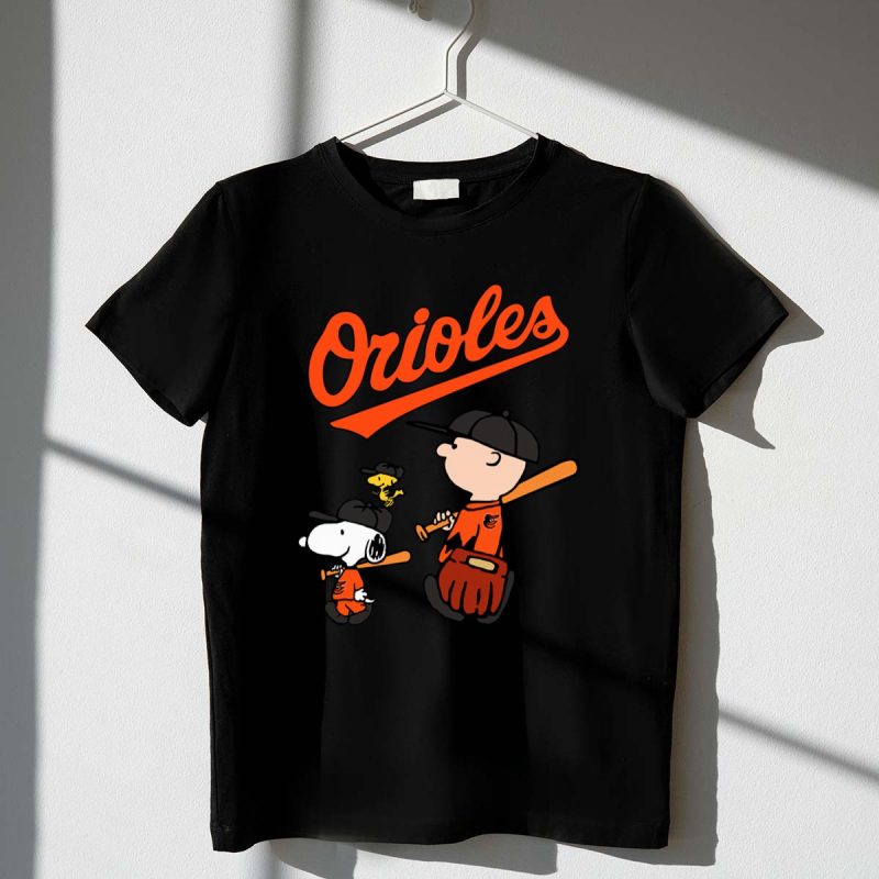Baltimore Orioles Lets Play Baseball Together Snoopy Shirt 1 T Shirt