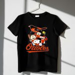 Baltimore Orioles Snoopy Charlie Brown Playing Baseball 1 T Shirt
