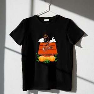 Baltimore Orioles Snoopy Pumpkin House shirt 1 T Shirt