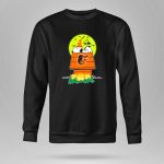 Baltimore Orioles Snoopy Woodstock Pumpkins Full Moon Halloween 9 Sweatshirt