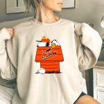 Baltimore Orioles Snoopy Woodstock The Peanuts Movie Baseball 3 Sweatshirt