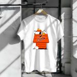 Baltimore Orioles Snoopy Woodstock The Peanuts Movie Baseball T Shirt 6