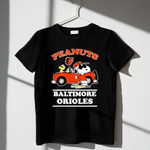 Baltimore Orioles x Peanuts Snoopy and Woodstock car 1 T Shirt