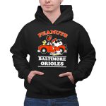 Baltimore Orioles x Peanuts Snoopy and Woodstock car 2 Hoodie