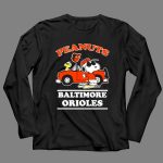 Baltimore Orioles x Peanuts Snoopy and Woodstock car 4 Long Sleeves