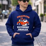 Baltimore Orioles x Peanuts Snoopy and Woodstock car 8 Hoodie