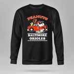 Baltimore Orioles x Peanuts Snoopy and Woodstock car 9 Sweatshirt
