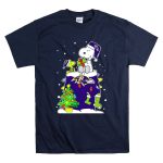 Baltimore Ravens Christmas With Snoopy And Woodstock Gifts T Shirt 7