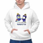 Baltimore Ravens Snoopy Bluey Football 2 Hoodie