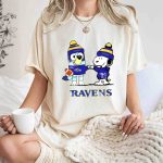 Baltimore Ravens Snoopy Bluey Football T Shirt 7