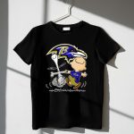 Baltimore Ravens Snoopy Dance With Logo And Characters 1 T Shirt