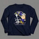 Baltimore Ravens Snoopy Dance With Logo And Characters 6 Long Sleeves