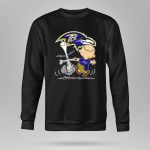 Baltimore Ravens Snoopy Dance With Logo And Characters 9 Sweatshirt