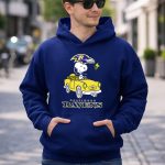 Baltimore Ravens Snoopy Driving Car with Woodstock 8 Hoodie