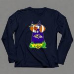 Baltimore Ravens Snoopy Halloween Witch Woodstock Pumpkin Football House 4 Long Sleeves1