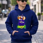 Baltimore Ravens Snoopy Halloween Witch Woodstock Pumpkin Football House 8 Hoodie