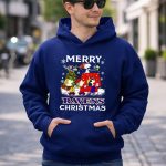 Baltimore Ravens Snoopy Merry Christmas Peanuts Lucy Linus Woodstock 8 Hoodie