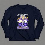 Baltimore Ravens Snoopy and Charlie Brown 30th anniversary 1996 2026 6 Long Sleeves