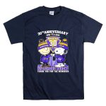 Baltimore Ravens Snoopy and Charlie Brown 30th anniversary 1996 2026 T Shirt 7