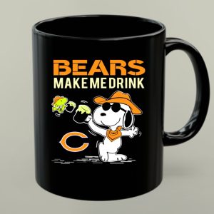 Bears Make Me Drink Snoopy For Chicago Bears Fans 1 mug.jpg