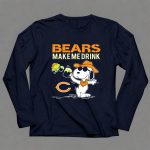 Bears Make Me Drink Snoopy For Chicago Bears Fans 6 Long Sleeves
