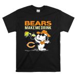 Bears Make Me Drink Snoopy For Chicago Bears Fans T Shirt 6