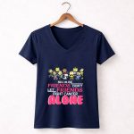 Because Friends Dont Let Friends Fight Cancer Alone Snoopy The Peanuts 5 Womens V Neck