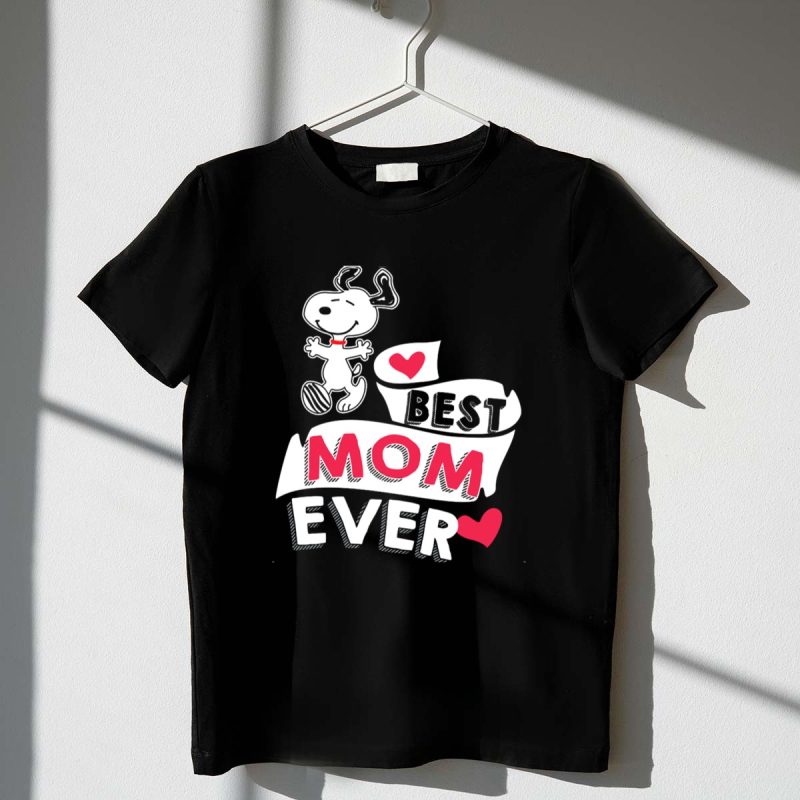 Best Mom Ever Snoopy Mothers Day Peanuts Movie 1 T Shirt
