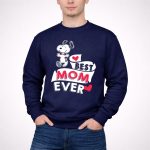 Best Mom Ever Snoopy Mothers Day Peanuts Movie 3 Sweatshirt