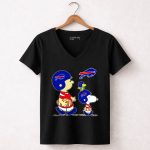 Bills Snoopy Buffalo Football Peanuts Characters 7 Womens V Neck 1.jpg