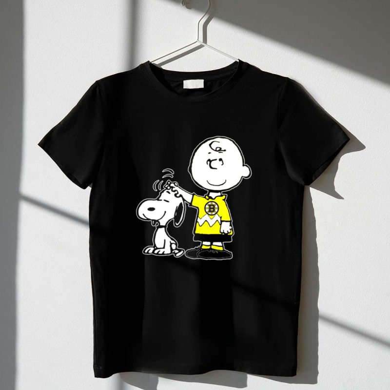 Boston Bruins Snoopy Charlie Brown Peanuts 1 T Shirt