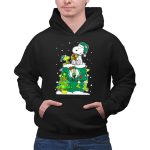 Boston Celtics Christmas Tree Snoopy And Woodstock Fan Favorite 2 Hoodie